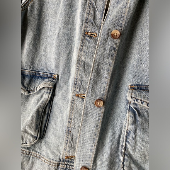 Light Wash Denim Jacket by On 34th Size XXL New - Picture 4 of 7
